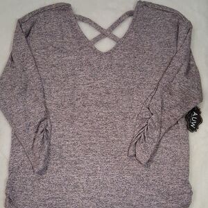Women's Heathered Purple Top